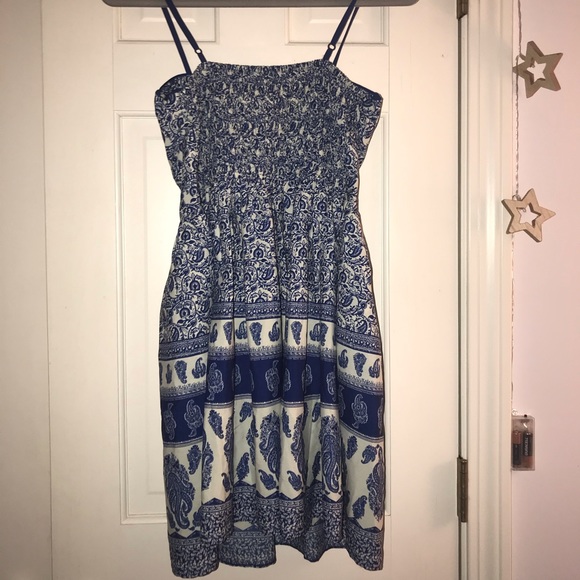 Blue floral dress - Picture 2 of 3